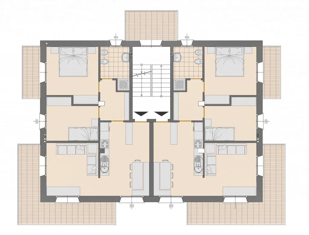 case vacanze madesimo progetto