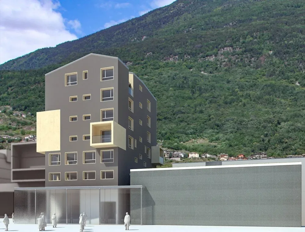 Area Carini sondrio render