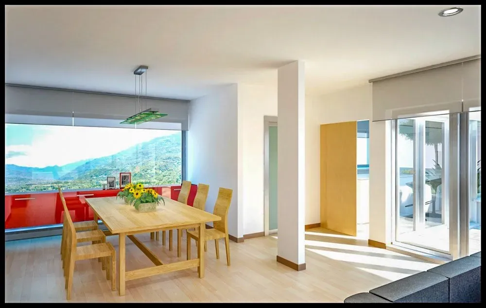 Area Carini sondrio render interni