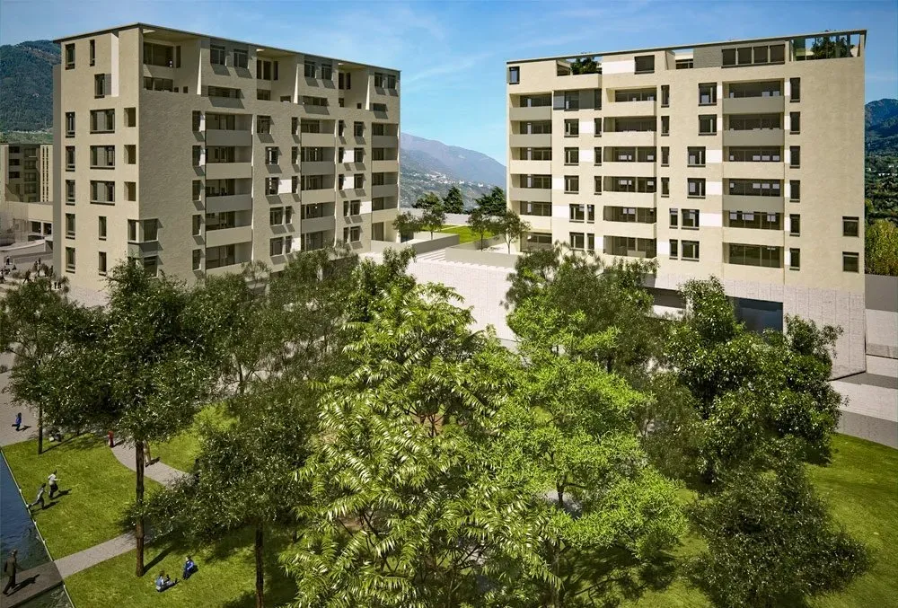 Area Carini sondrio render