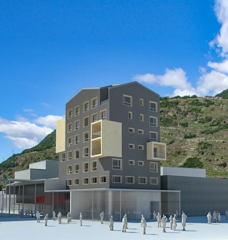 Area Carini sondrio render