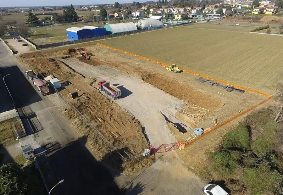 cantiere croce rossa italiana sede di Lomazzo