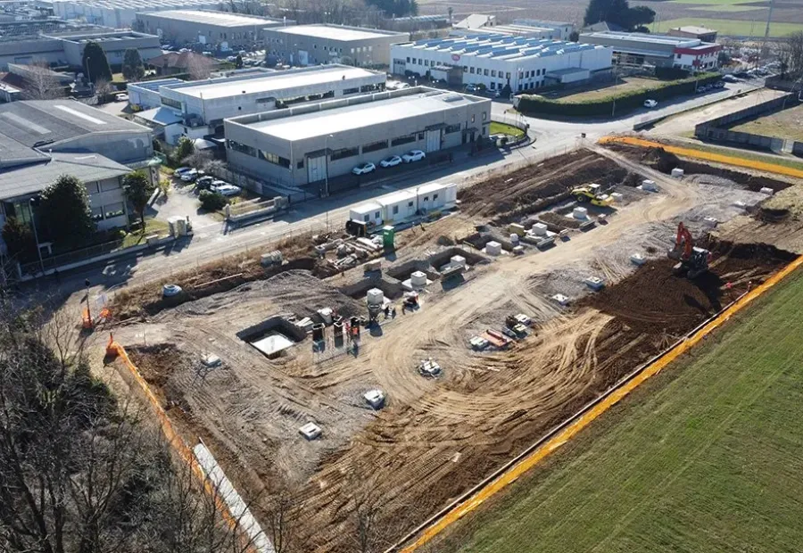 cantiere croce rossa italiana sede di Lomazzo