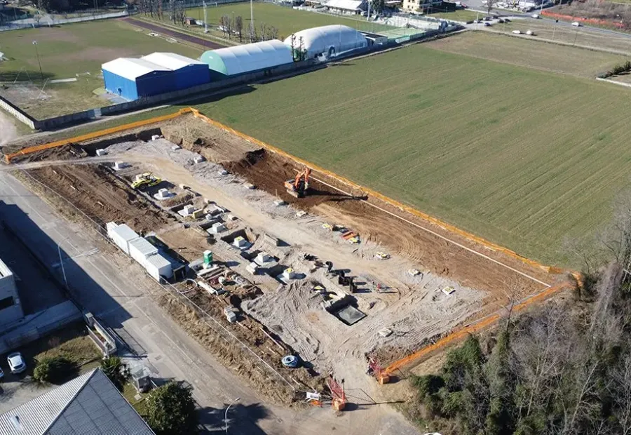 cantiere croce rossa italiana sede di Lomazzo